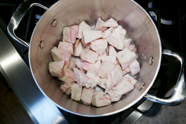 حرارت دادن دنبه در تهیه روغن