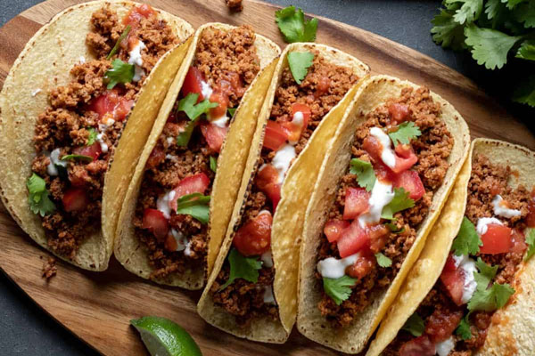 ساندویچ تاکو گوشت