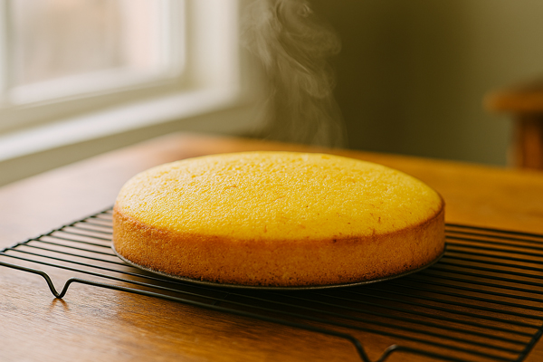 پخت کیک زعفرانی با ماست