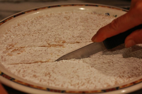 برش حلوا زنجبیلی