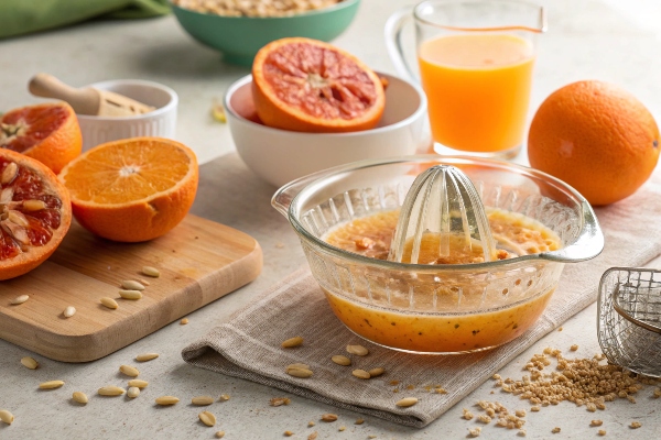 گرفتن آب نارنج به روش اصولی