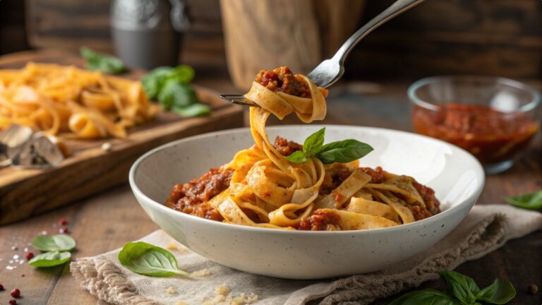 طرز تهیه پاستا راگو