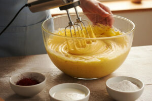 تهیه فراستینگ زعفرانی