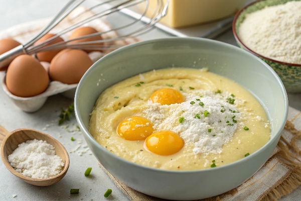 مواد پنکیک سیب زمینی