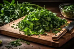 آماده کردن سبزی دلال ماست