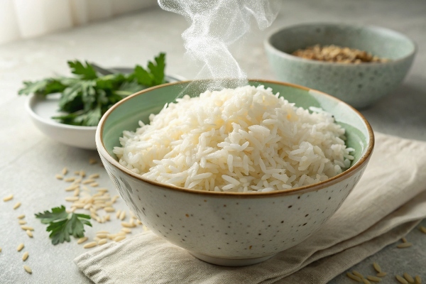 سرو برنج بدون روغن به روش کته