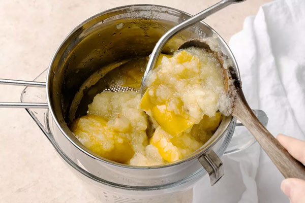 پوره سیب برای لواشک سیب 