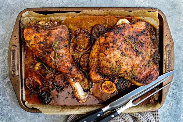 ژیگو ران بوقلمون پخته 