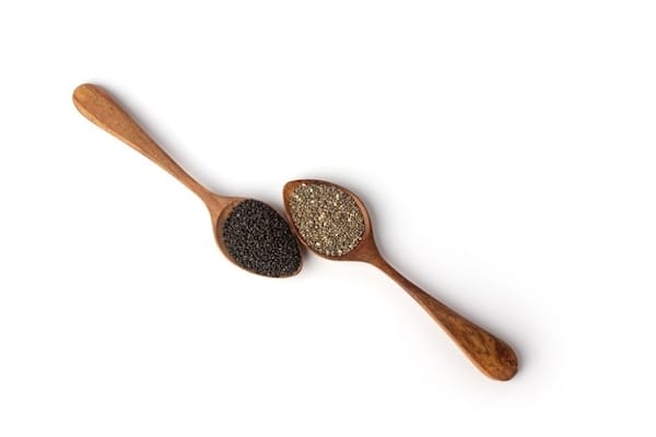 مقایسه تخم شربتی و دانه چیا