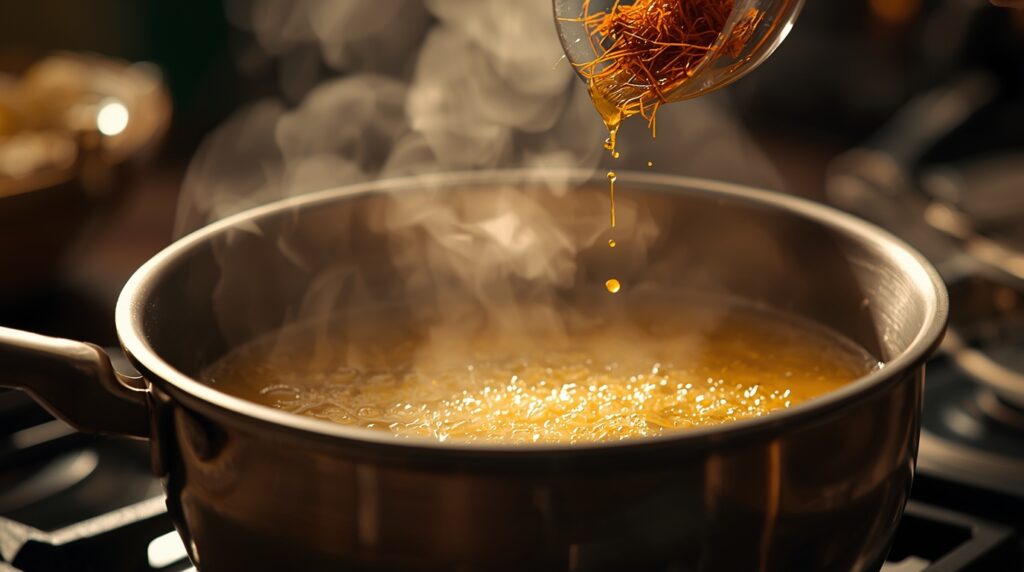 تهیه شربت کنافه برای کنافه عربی