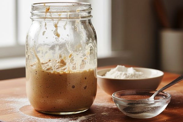 تکرار تغذیه و آماده شدن خمیر ترش