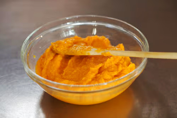 پوره کدو حلوایی یکدست