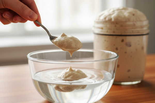 تست شناوری خمیر ترش