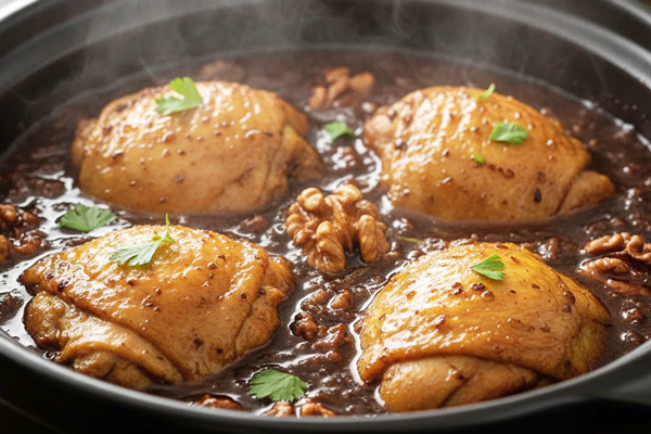 عطر و طعم خورشت فسنجان مرغ