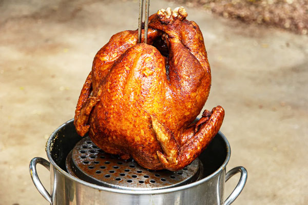 ژیگو بوقلمون سرخ شده در روغن 