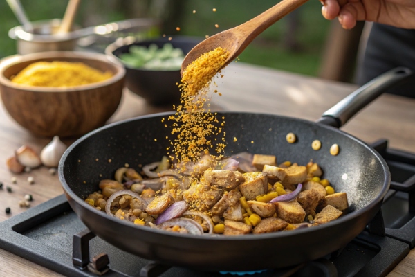 پخت مرغ پاستا بدون خامه