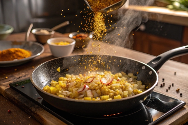 سرخ پیاز آش شلغم