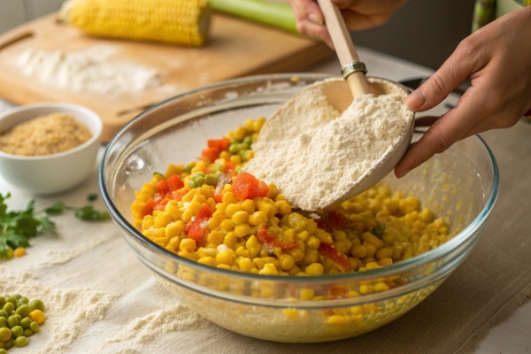 میکس مواد کتلت گیاهی