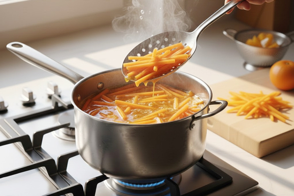 پخت مربا هویج با پرتقال