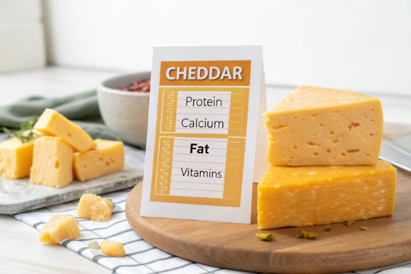 ارزش غذایی پنیر چدار