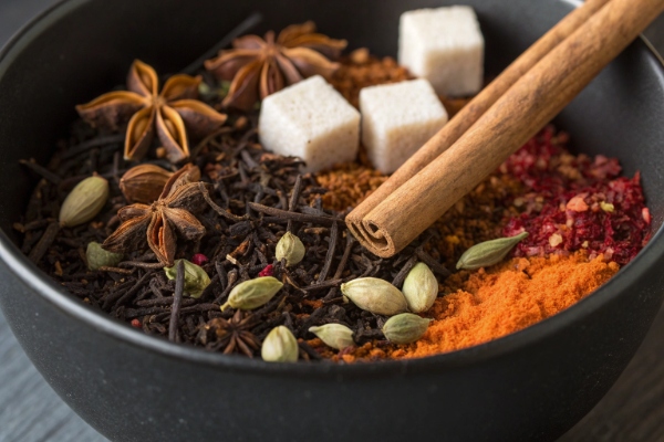 ترکیب ادویه و چای