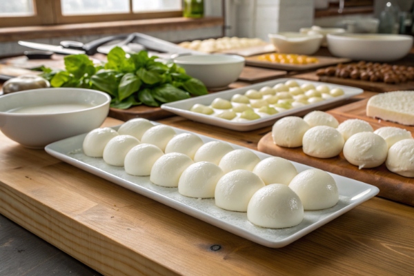 انواع پنیر موزارلا گیلاسی