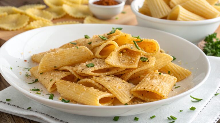 طرز تهیه چیپس پاستا