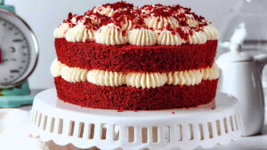 طرز تهیه کیک قرمز