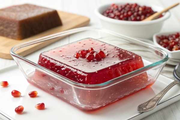 تهیه ژله انار برای تهیه روکر انار