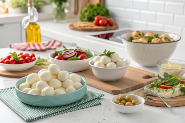 کاربرد پنیر موزارلا گیلاسی