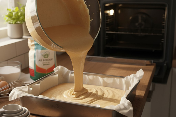 ریختن مایه باگرکیک داخل قالب