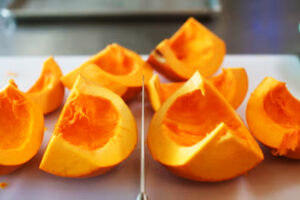 آماده کردن کدو برای پوره