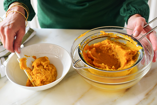 پوره کدو حلوایی