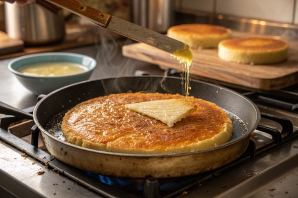 تهیه کنافه در ماهیتابه