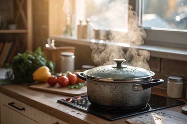 بخارپز کردن شلغمها