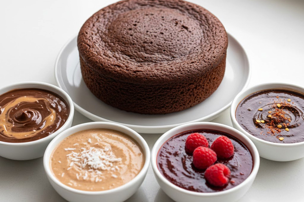 سسهای متنوع کیک خیس