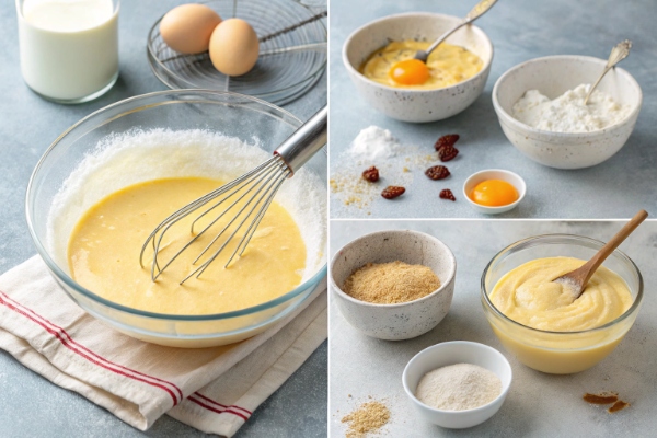 مراحل تهیه کرم پاتیسیر برای تارت میوه