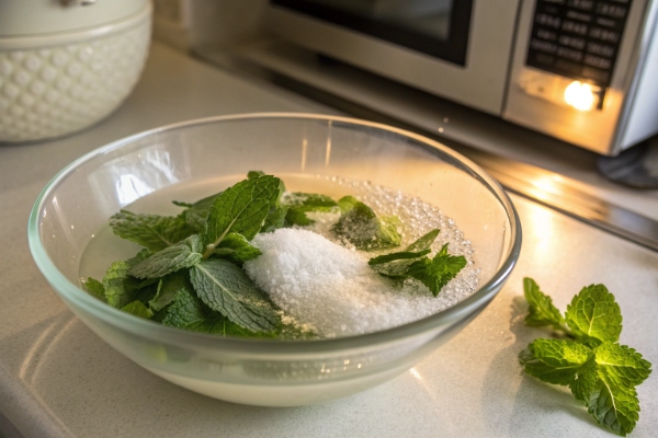 تهیه شربت نعنا برای تهیه موهیتو