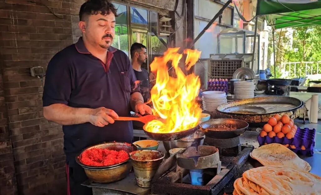 پخت صبحانه در بغداد