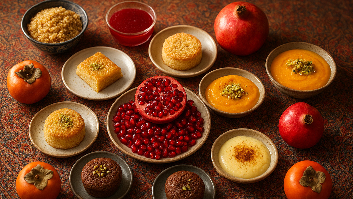 دسر آسان و کم هزینه مخصوص یلدا