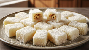 طرز تهیه باسلوق خانگی با نشاسته گل