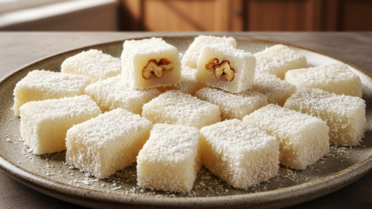 طرز تهیه باسلوق خانگی با نشاسته گل