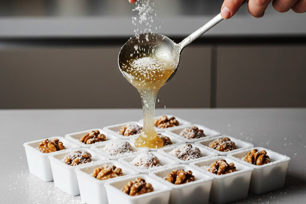 قالب زدن باسلوق خانگی با نشاسته گل