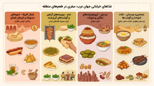 غذا های خیابانی عربی