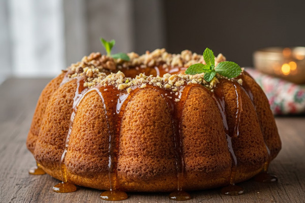 کیک کدوحلوایی با شیره انگور