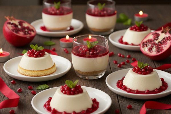 سرو پاناکوتا انار به شکل‌های مختلف