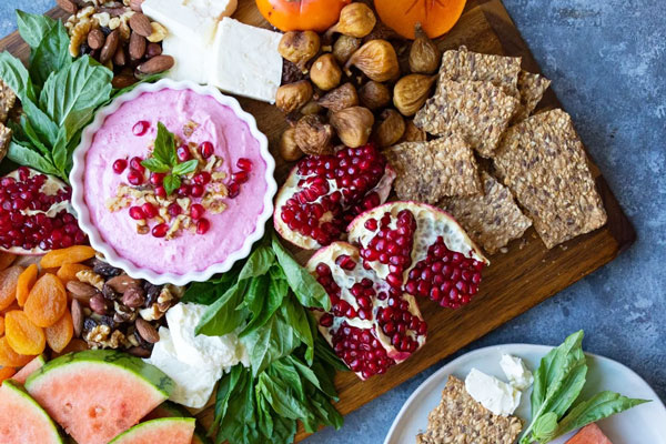 سینی مزه شب یلدا 