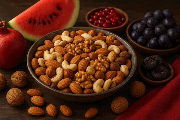 چهار مغز برای یلدا