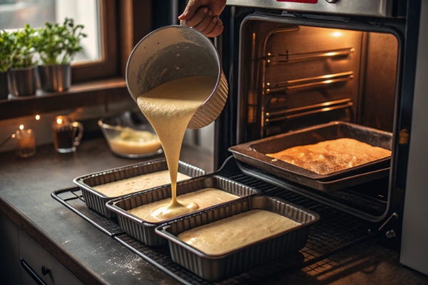 پخت کیک میوه ای در فر 