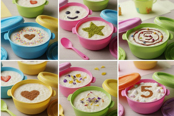 تزئین شیربرنج برای کودکان